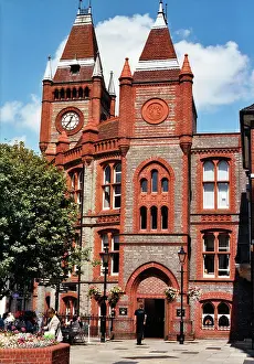 Greeley: Reading Town Hall - designed by Alfred Waterhouse