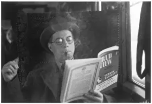 Engrossed: READING ON THE TRAIN