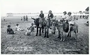 The Roseries Collection: Ready for Donkey Ride on the Sands of Redcar Beach