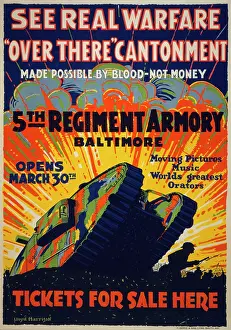 Cantonment: See real warfare - over there cantonment - made possible by