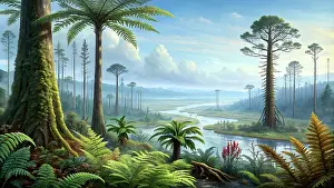 Fern: A realistic landscape from the Jurassic period