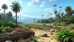 Fern: A realistic landscape from the Jurassic period