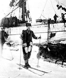 C1929: Rear-Admiral Richard Byrd, in the Antarctic, c.1929