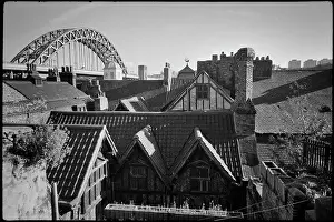 Weathervane: The rear elevation of Bessie Surtees House