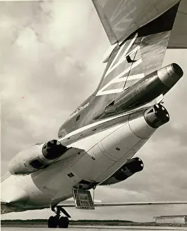 Fuselage: Rear fuselage of a Hawker Siddeley HS121 Trident 3B