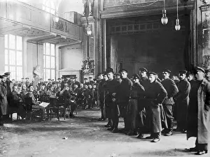 Stables: Rebelling sailors in the stables in Berlin, 1918