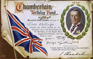 Monacle: Receipt for a donation to the Chamberlain Birthday Fund