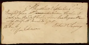 Jeremiah: RECEIPT FOR A SLAVE
