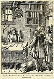 1557: The receiver of taxes, 16th century
