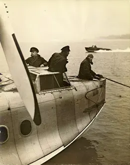 Rangoon: Receiving instructions on flying boats