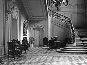 Stairway: Reception area at the German Embassy in Vienna around 19
