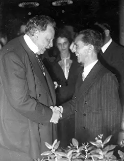 Slezak: Reception for Austrian artists in Ceremony Hall, Vienna