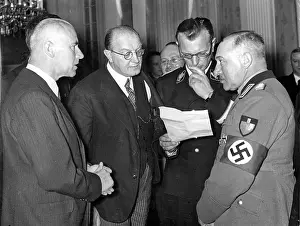 Hierl: Reception of the Austrian government, 1938