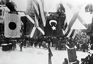 Aviv: Reception for Enver Pasha in Jaffa, 1916