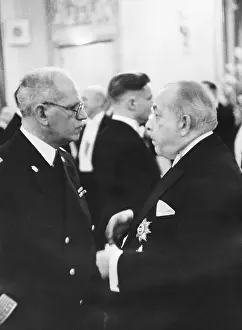 Ambassadors: Reception of the foreign press at Hotel Kaiserhof in Berlin