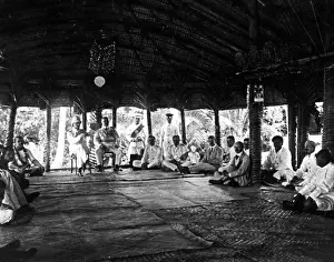 Colonies: Reception of the German governor on Samoa