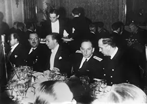 Partly: Reception for German press officers in Paris, 1941