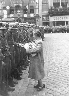 Reichenberg: Reception of German soldiers after the end of the fights in