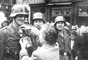 Reichenberg: Reception of German soldiers after the end of the fights in