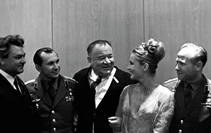 Bondarchuk: Reception held in Moscow Kremlin, 1965