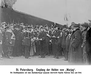 Warjag: Reception of the heroes of the ship Warjag, 1904