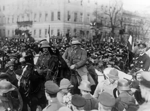 Exception: Reception of homecoming German soldiers at