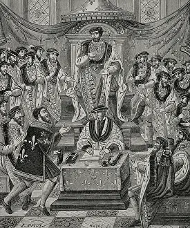 Enthroned: Reception of a knight of the Order of Saint Michael