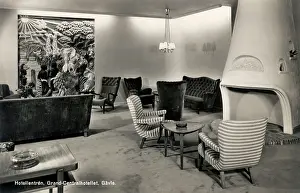 Upholstered: Reception Lounge, Grand Central Hotel, Gefle (Gavle), Sweden