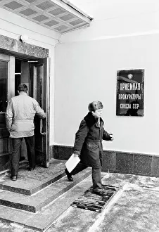 Prosecutor: Reception room of Prosecutor General's Office of USSR, 1987