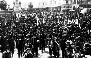 Spee: Reception of Vice Admiral Count Spee in Valparaiso, 1914