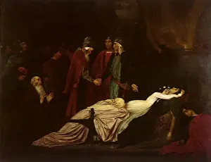 Reconciliation: Reconciliation of the Montagues and Capulets, by Leighton
