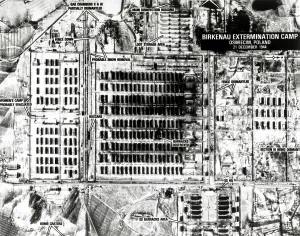 Birkenau: Reconnaissance photo of Auschwitz concentration camp