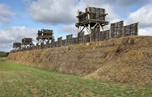 Palisade: Reconstructed fortifications, MuseoParc Alesia
