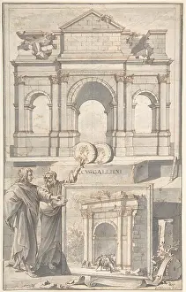 Goeree: A Reconstruction of the Arch of Gallienus (above)
