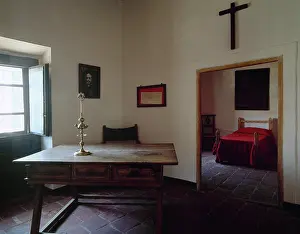 Convent: Reconstruction of the cell of Francisco Quevedo. Saint Domin