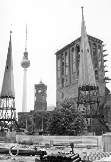 Blueprints: Reconstruction of the Church of St. Nicholas in Berlin 1982