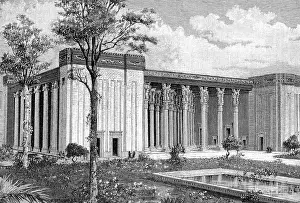 Archaeologist: Reconstruction by French archaeologist Marcel-Auguste