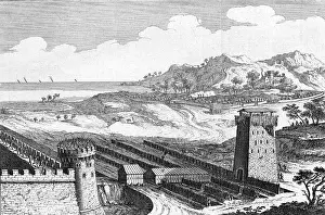 Approaching: Reconstruction of Julius Caesar's siege of Marseilles