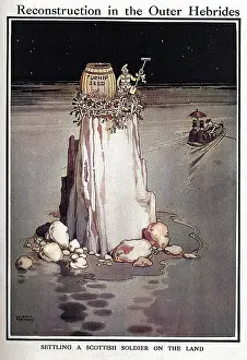Thistles: Reconstruction in the Outer Hebrides by Heath Robinson, WW1