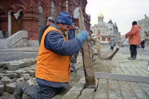 Paving: Reconstruction of the Red Square, 1997