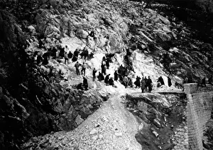 Rebuild: Reconstruction works at Mount Lovcen, 1916