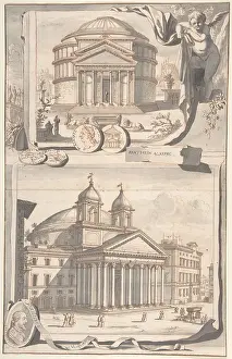 Goeree: A Reconstuction of the Pantheon (above) and a