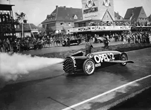 Avus: Record drive of the Rak 2 on the AVUS in Berlin, 1928