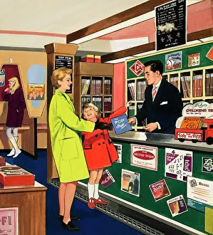 Albums: Record shop assistant