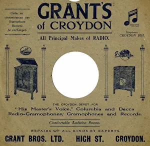 Sleeve: Record sleeve, Grant's of Croydon