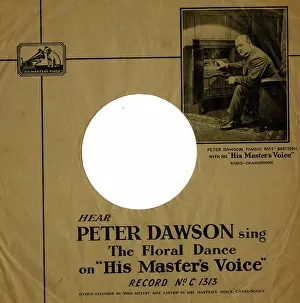 Sleeve: Record sleeve, Peter Dawson, baritone