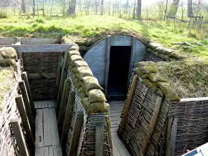 Recreated: Recreated trenches Passchendaele Memorial Museum