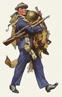 Biggs: Recruit carries Army Equipment