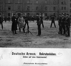 Barrack: Recruit training, 1902