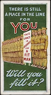 World War One: Recruitment, poster